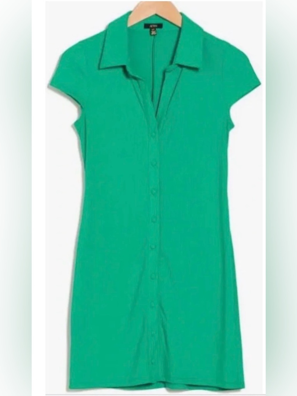 AFRM Ribbed Polo Mini Dress - Picture 2 of 4